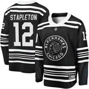 Youth Chicago Blackhawks Pat Stapleton Fanatics Branded Premier Breakaway Alternate 2019/20 Jersey - Black