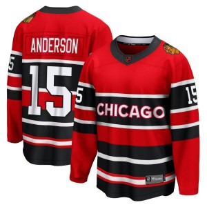 Youth Chicago Blackhawks Joey Anderson Fanatics Branded Breakaway Special Edition 2.0 Jersey - Red