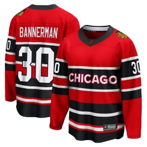 Youth Chicago Blackhawks Murray Bannerman Fanatics Branded Breakaway Special Edition 2.0 Jersey - Red