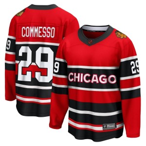 Youth Chicago Blackhawks Drew Commesso Fanatics Branded Breakaway Special Edition 2.0 Jersey - Red