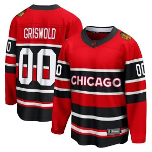 Youth Chicago Blackhawks Clark Griswold Fanatics Branded Breakaway Special Edition 2.0 Jersey - Red