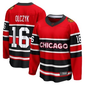 Youth Chicago Blackhawks Ed Olczyk Fanatics Branded Breakaway Special Edition 2.0 Jersey - Red