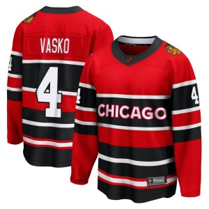Youth Chicago Blackhawks Elmer Vasko Fanatics Branded Breakaway Special Edition 2.0 Jersey - Red