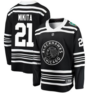 Youth Chicago Blackhawks Stan Mikita Fanatics Branded 2019 Winter Classic Breakaway Jersey - Black