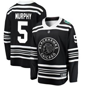 Youth Chicago Blackhawks Connor Murphy Fanatics Branded 2019 Winter Classic Breakaway Jersey - Black