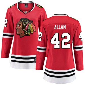 Women's Chicago Blackhawks Nolan Allan Fanatics Branded Breakaway Home Jersey - Red