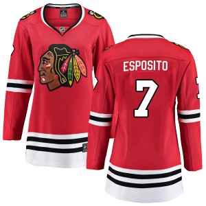 Women's Chicago Blackhawks Phil Esposito Fanatics Branded Breakaway Home Jersey - Red