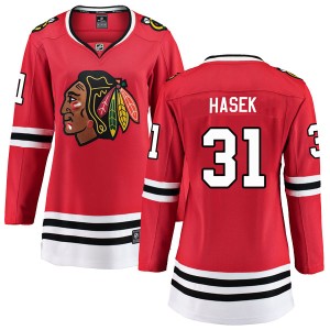 Women's Chicago Blackhawks Dominik Hasek Fanatics Branded Breakaway Home Jersey - Red
