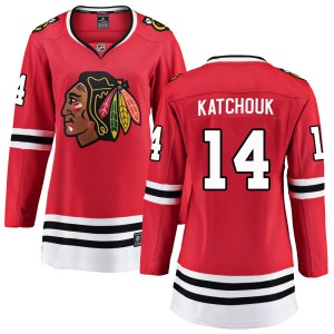 Women's Chicago Blackhawks Boris Katchouk Fanatics Branded Breakaway Home Jersey - Red
