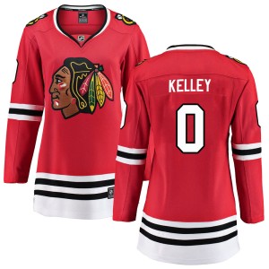 Women's Chicago Blackhawks Connor Kelley Fanatics Branded Breakaway Home Jersey - Red