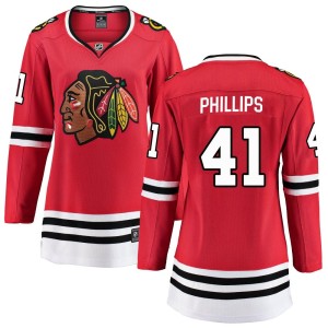 Women's Chicago Blackhawks Isaak Phillips Fanatics Branded Breakaway Home Jersey - Red