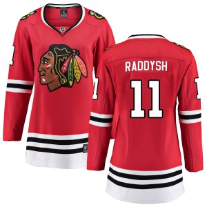 Women's Chicago Blackhawks Taylor Raddysh Fanatics Branded Breakaway Home Jersey - Red