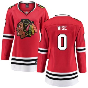 Women's Chicago Blackhawks Jake Wise Fanatics Branded Breakaway Home Jersey - Red