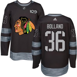 Youth Chicago Blackhawks Dave Bolland Authentic 1917-2017 100th Anniversary Jersey - Black