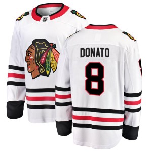 Youth Chicago Blackhawks Ryan Donato Fanatics Branded Breakaway Away Jersey - White