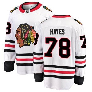 Youth Chicago Blackhawks Gavin Hayes Fanatics Branded Breakaway Away Jersey - White