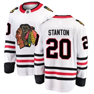 Youth Chicago Blackhawks Ryan Stanton Fanatics Branded Breakaway Away Jersey - White