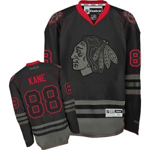 Men's Chicago Blackhawks Patrick Kane Reebok Authentic Jersey - Black Ice