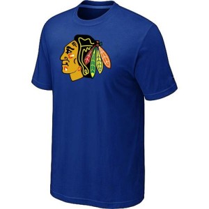 Men's Chicago Blackhawks Big & Tall Logo T-Shirt - - Blue