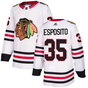 Men's Chicago Blackhawks Tony Esposito Adidas Authentic Jersey - White