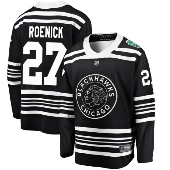 Men's Chicago Blackhawks Jeremy Roenick Fanatics Branded 2019 Winter Classic Breakaway Jersey - Black