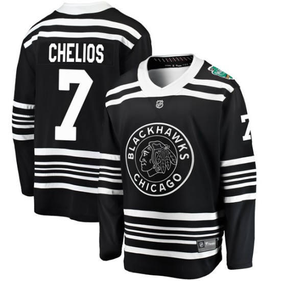 Youth Chicago Blackhawks Chris Chelios Fanatics Branded 2019 Winter Classic Breakaway Jersey - Black
