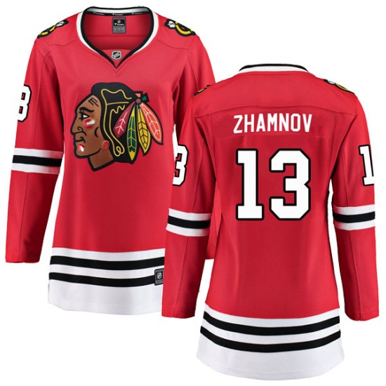 Women's Chicago Blackhawks Alex Zhamnov Fanatics Branded Breakaway Home Jersey - Red